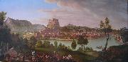 Johann Michael Sattler, Ansicht von Salzburg vom Burglstein aus